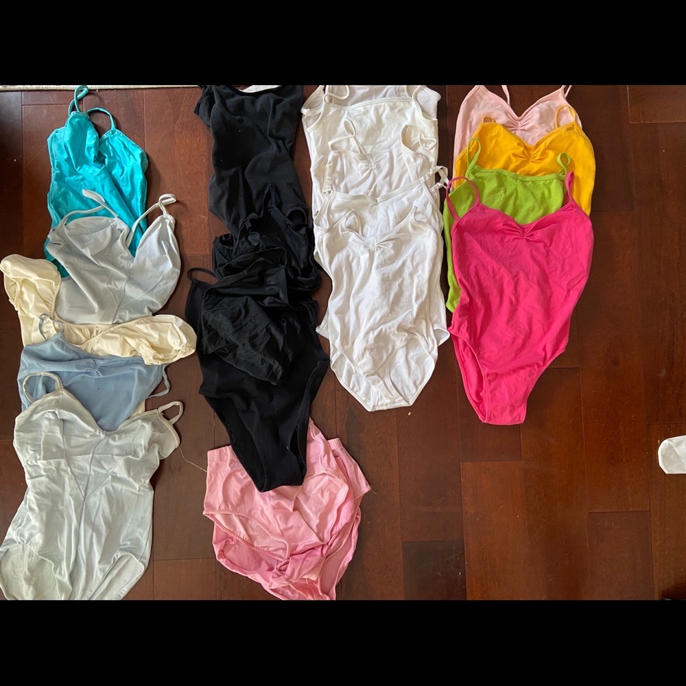 Ballet leotards- a bundle of 19 leotards